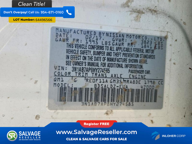 Used 2017 Nissan Sentra SV FWD image 16