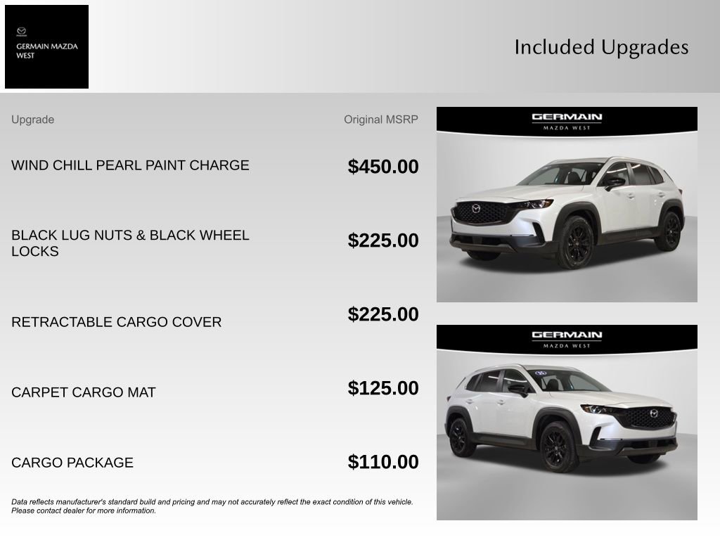 Certified 2025 MAZDA CX-50 AWD 2.5 S w/ Cargo Package image 10