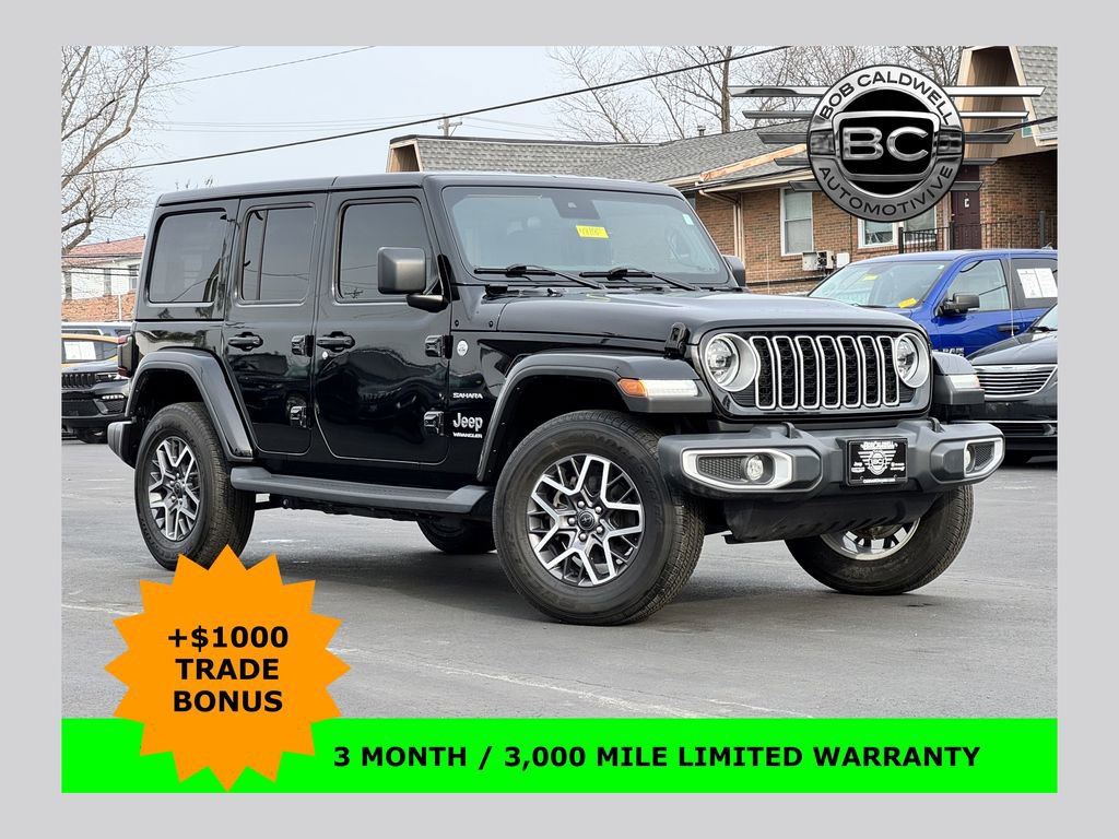 Used 2024 Jeep Wrangler Unlimited Sahara AWD/4WD image 1