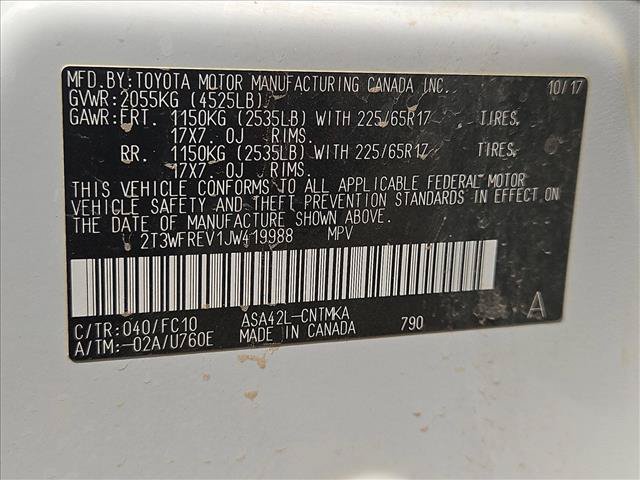 Used 2018 Toyota RAV4 XLE FWD image 17
