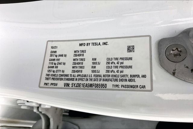 Used 2021 Tesla Model 3 Standard Range Plus RWD image 31