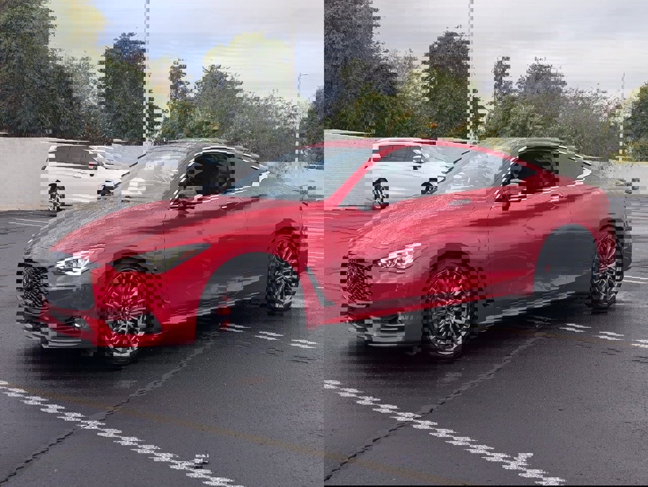 Certified 2022 INFINITI Q60 Red Sport 400 w/ Cargo Package image 2