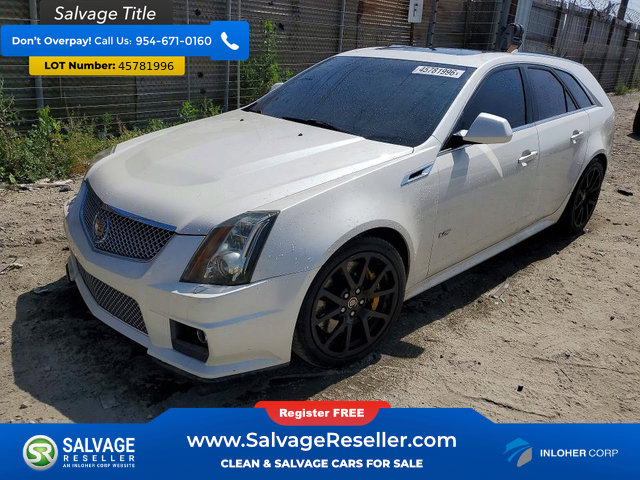 Used 2013 Cadillac CTS V w/ Wood Trim Package RWD image 1
