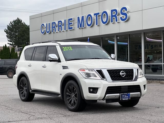 Used 2018 Nissan Armada Platinum w/ Captain Seat Package AWD/4WD image 1