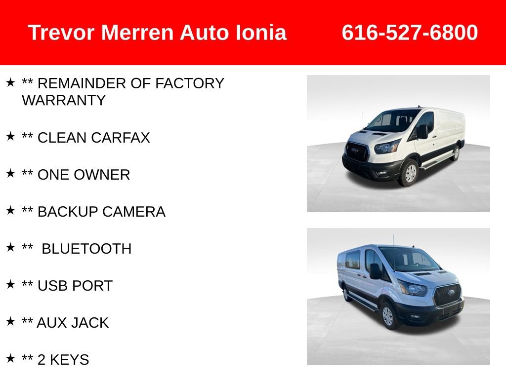 Used 2024 Ford Transit 250 Low Roof w/ Exterior Upgrade Package image 8
