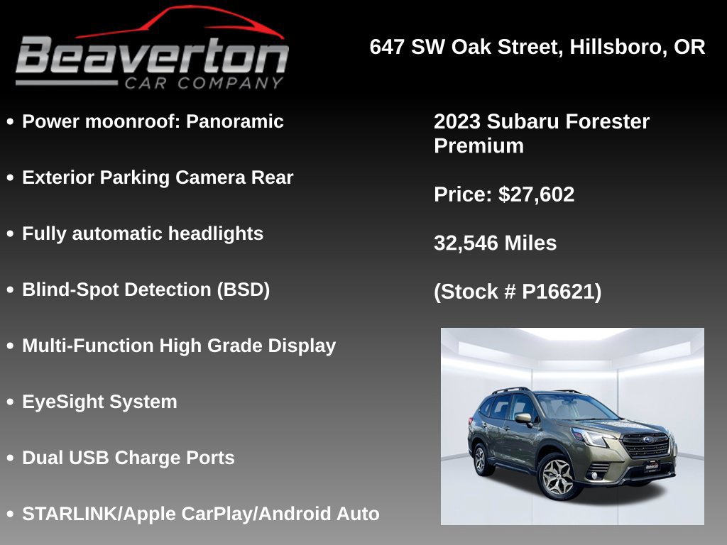 Used 2023 Subaru Forester Premium AWD/4WD image 18