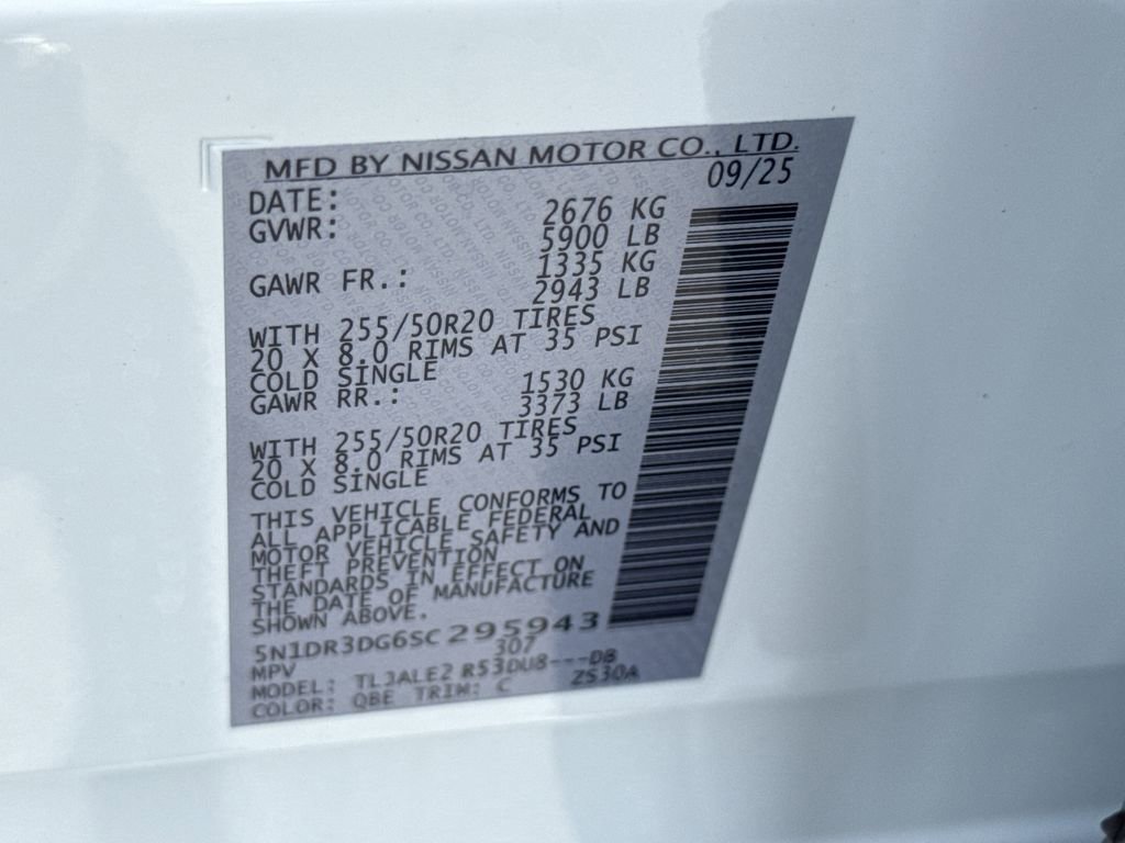 Used 2025 Nissan Pathfinder Platinum w/ Cargo Package FWD image 49