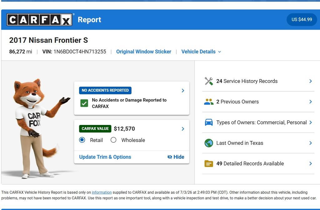 Used 2017 Nissan Frontier S RWD image 9