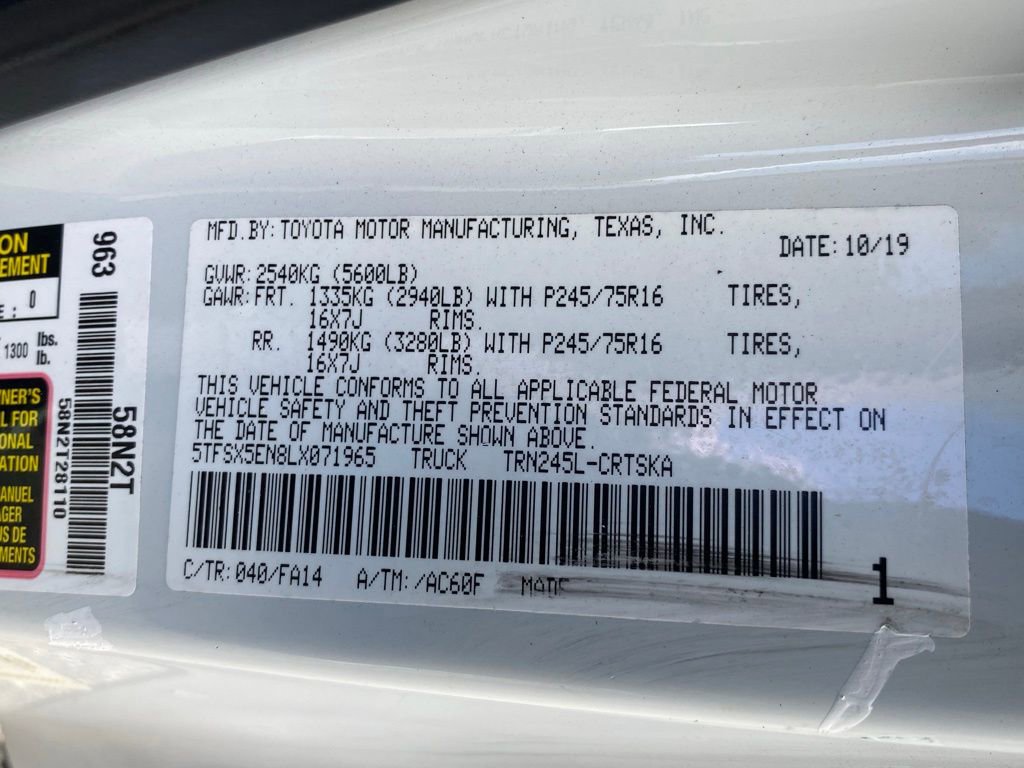 Used 2020 Toyota Tacoma SR image 19