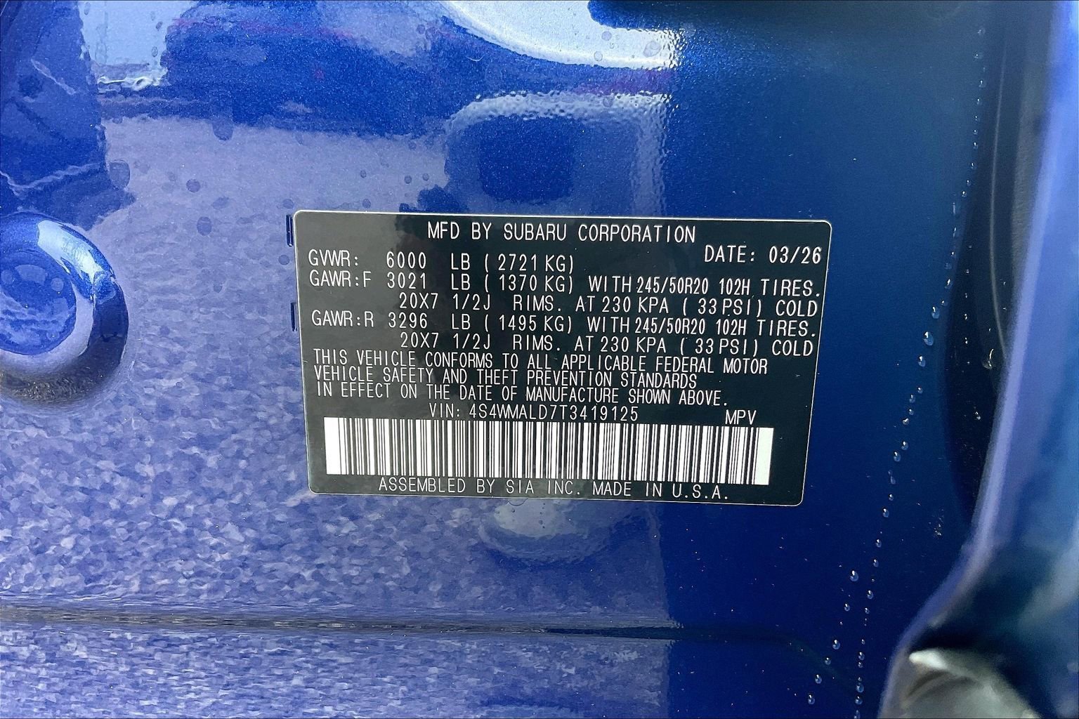New 2026 Subaru Ascent Bronze Edition AWD/4WD image 12