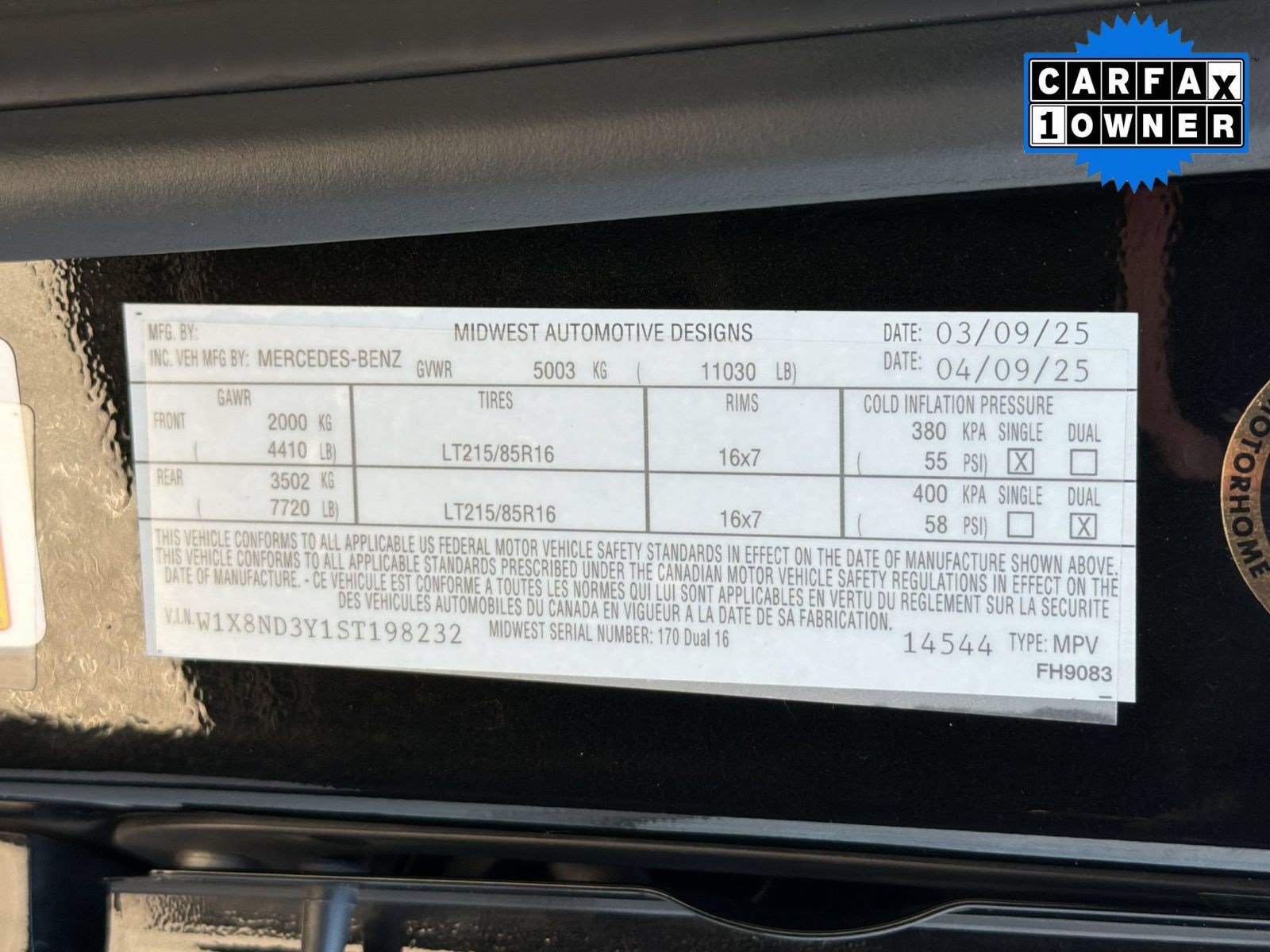 Used 2025 Mercedes-Benz Sprinter 3500 image 19