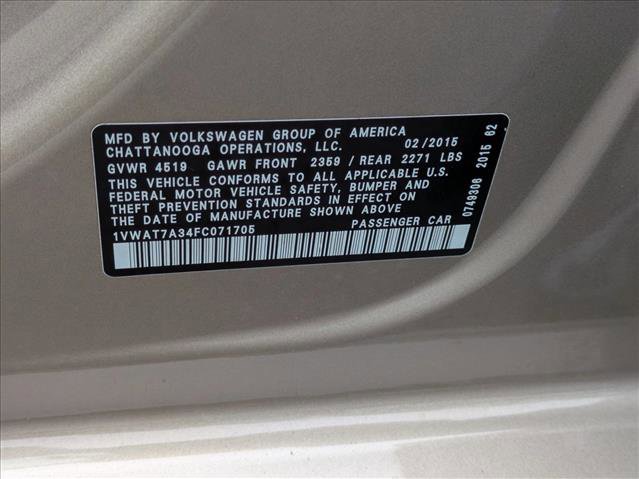Used 2015 Volkswagen Passat 1.8T Wolfsburg Edition image 26