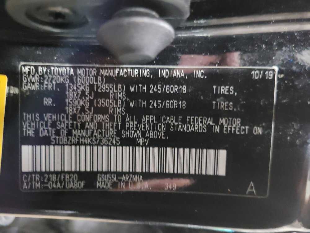 Used 2019 Toyota Highlander LE AWD/4WD image 33