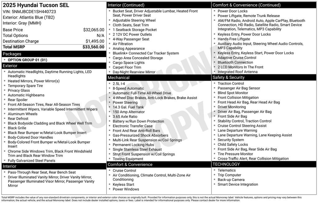 Used 2025 Hyundai Tucson SEL image 43