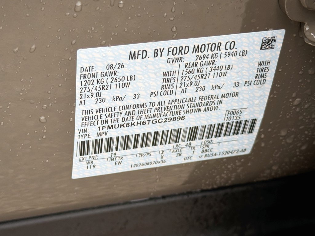 New 2026 Ford Explorer ST-Line w/ ST-Line Street Pack AWD/4WD image 36