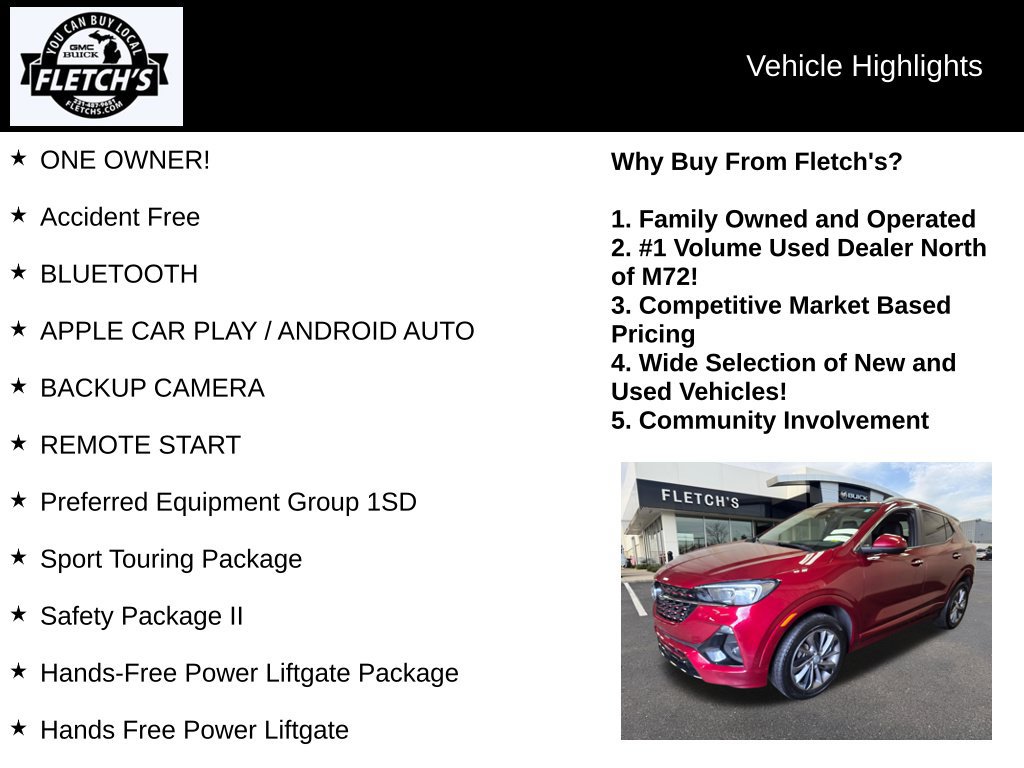 Used 2023 Buick Encore GX Select w/ Sport Touring Package AWD/4WD image 2