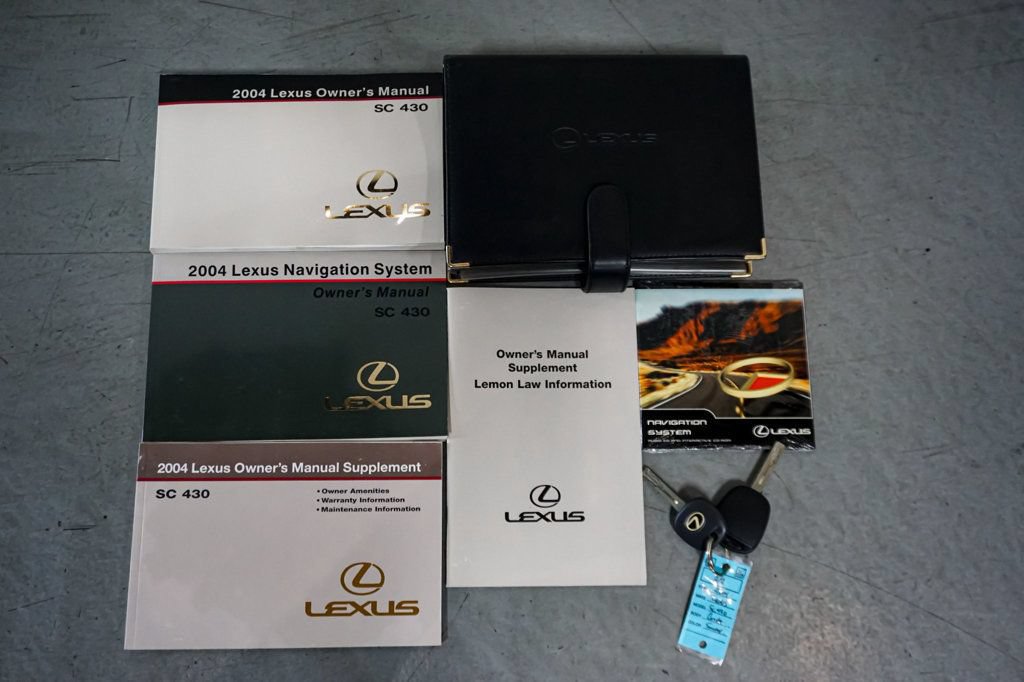 Used 2004 Lexus SC 430 Convertible RWD image 88