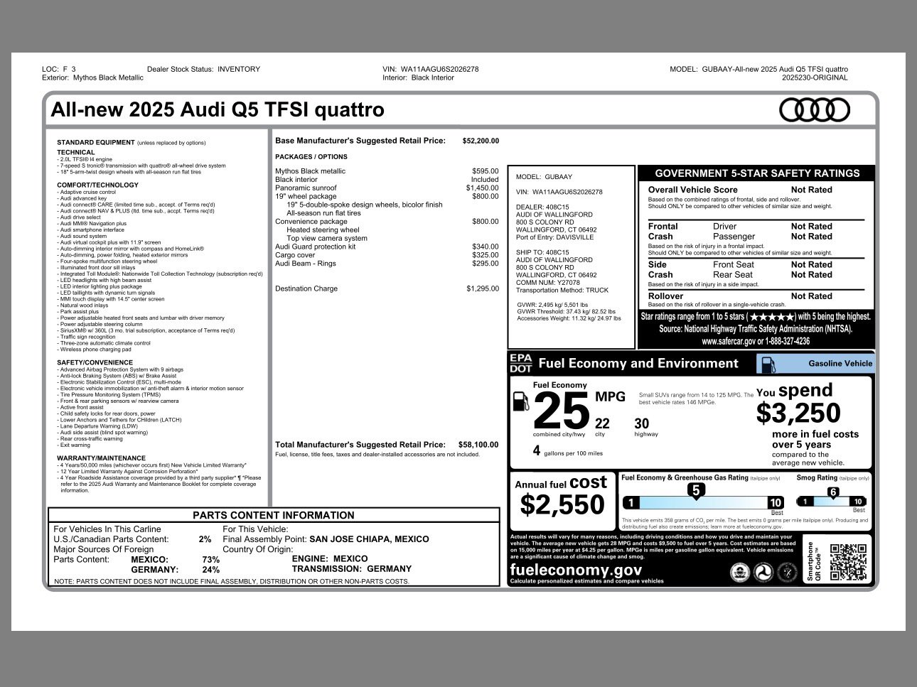 New 2025 Audi Q5 Premium image 1