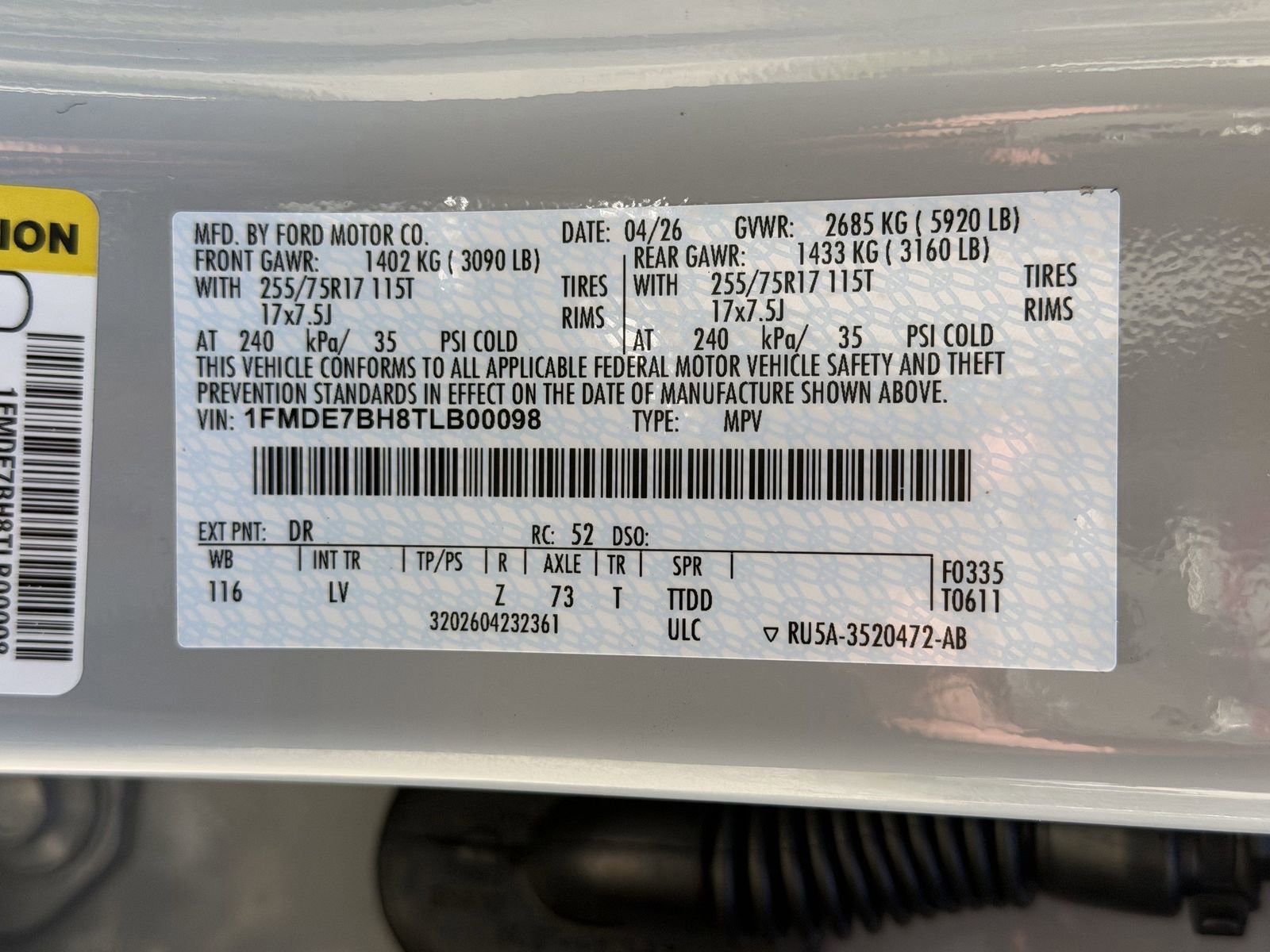New 2026 Ford Bronco Big Bend AWD/4WD image 26