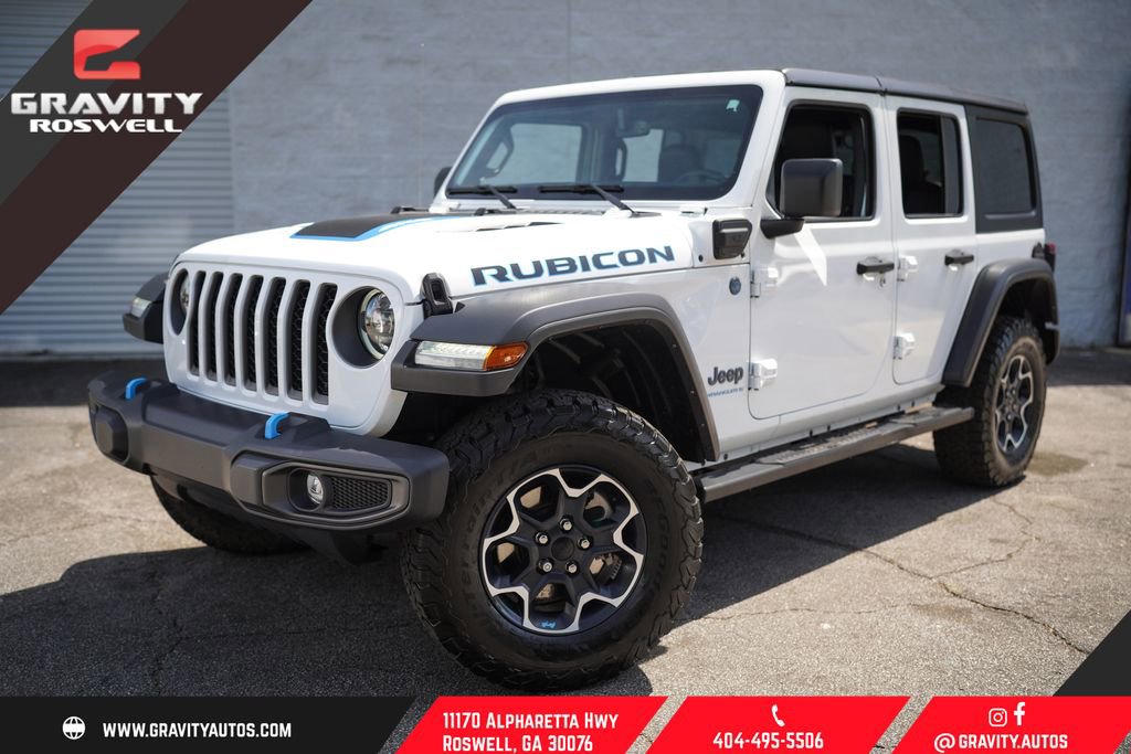 Used 2023 Jeep Wrangler Unlimited Rubicon 4xe w/ Cold Weather Group AWD/4WD image 1