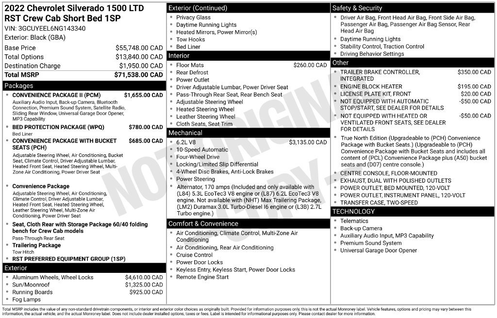Used 2022 Chevrolet Silverado 1500 RST w/ Convenience Package II AWD/4WD image 34