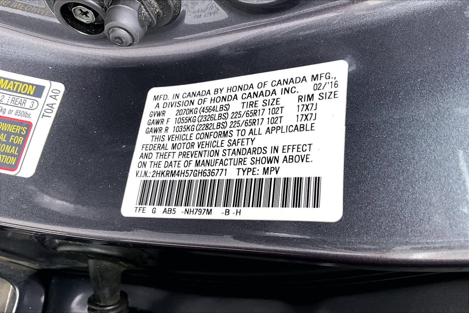 Used 2016 Honda CR-V EX image 36