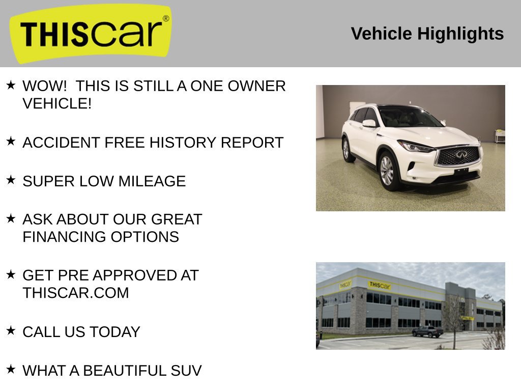 Used 2022 INFINITI QX50 Luxe AWD/4WD image 12