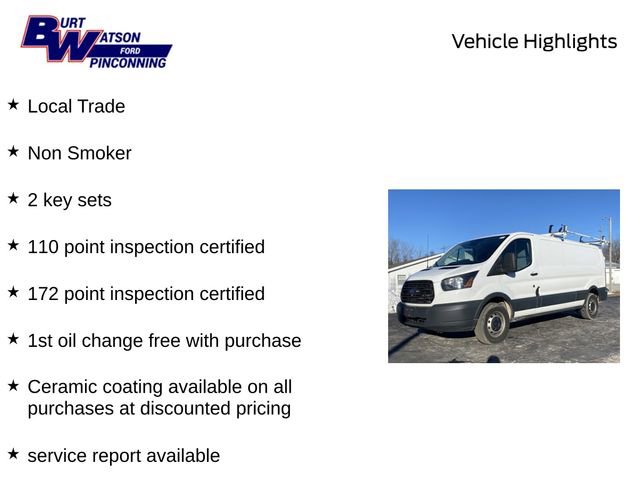 Used 2015 Ford Transit 250 148 Low Roof w/ Interior Upgrade Package image 10