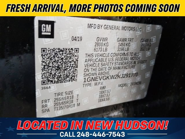 Used 2019 Chevrolet Traverse LT w/ LPO, Floor Liner Package AWD/4WD image 35