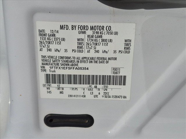 Used 2015 Ford F150 XLT w/ Equipment Group 301A Mid AWD/4WD image 24