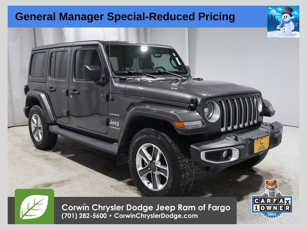 Certified 2023 Jeep Wrangler Sahara w/ LED Lighting Group image 1