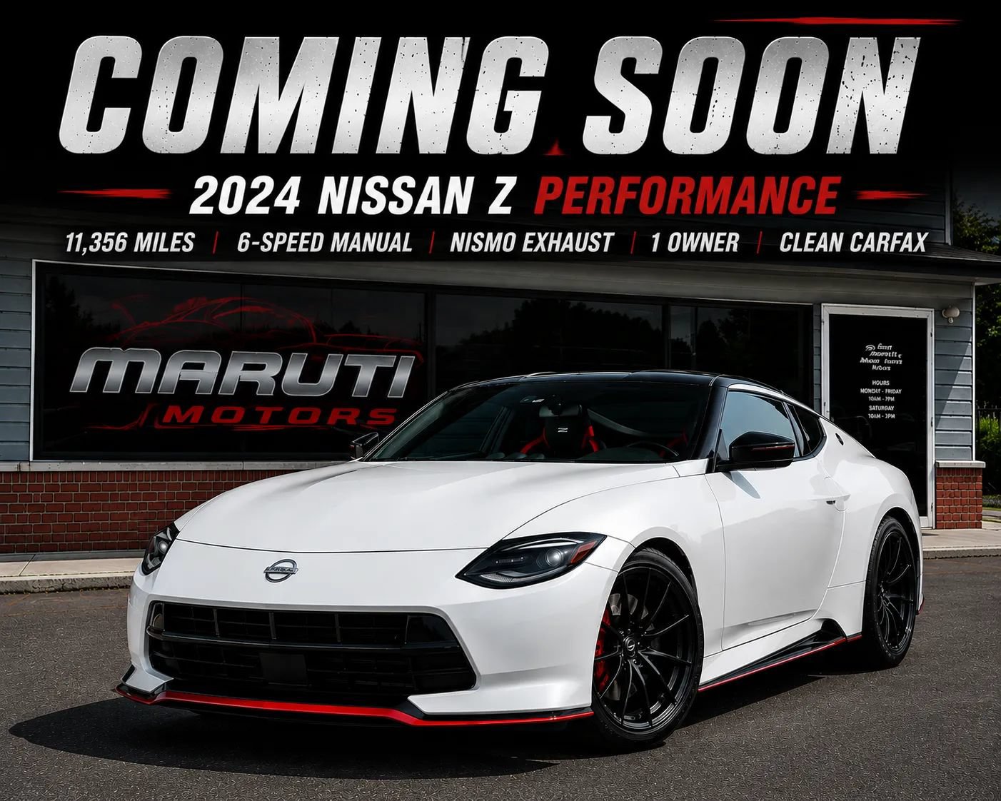 Used 2024 Nissan Z Performance w/ Floor Mat Package RWD image 1