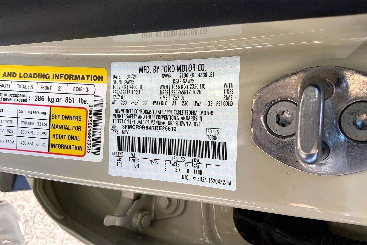 Used 2024 Ford Bronco Sport Big Bend w/ Convenience Package image 30