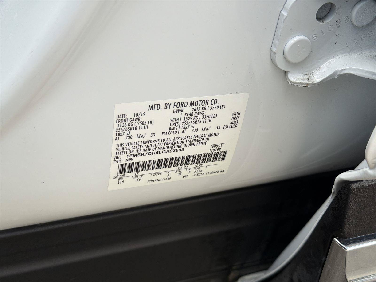Used 2020 Ford Explorer XLT w/ Equipment Group 202A RWD image 33