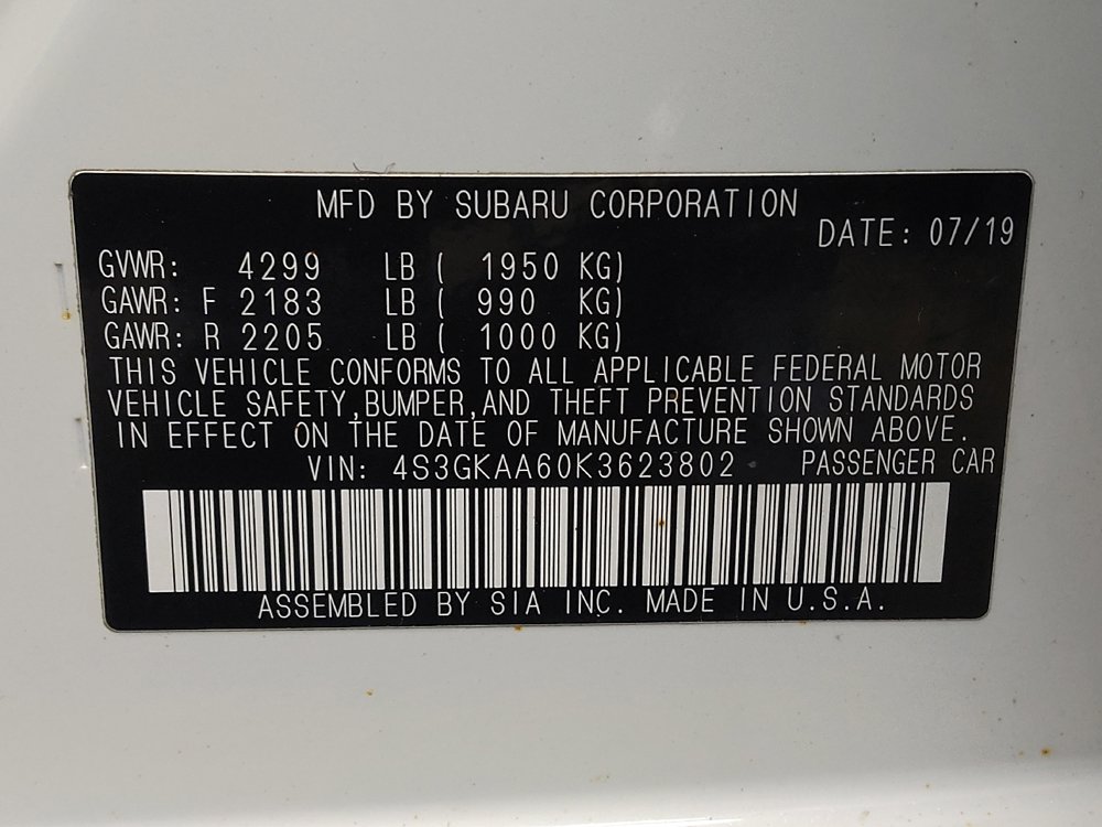Used 2019 Subaru Impreza 2.0i image 33