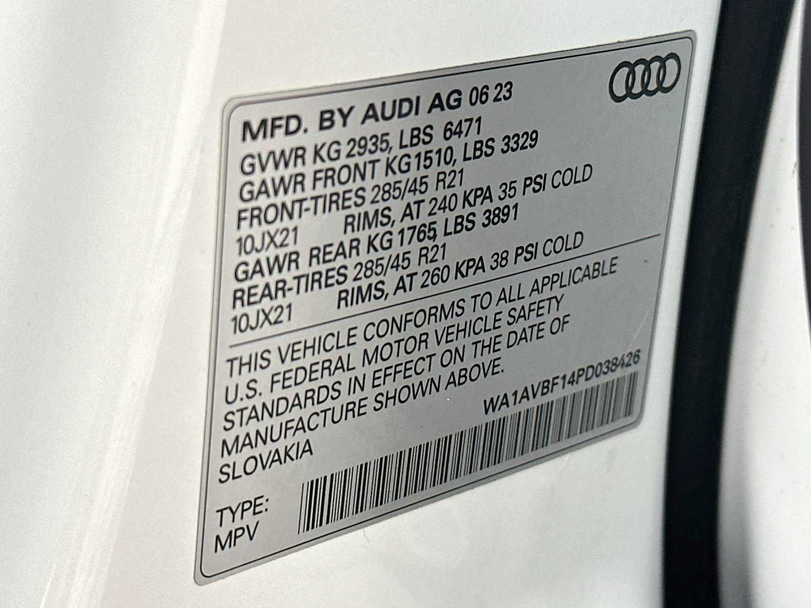 Certified 2023 Audi Q8 Premium w/ Convenience Package AWD/4WD image 31