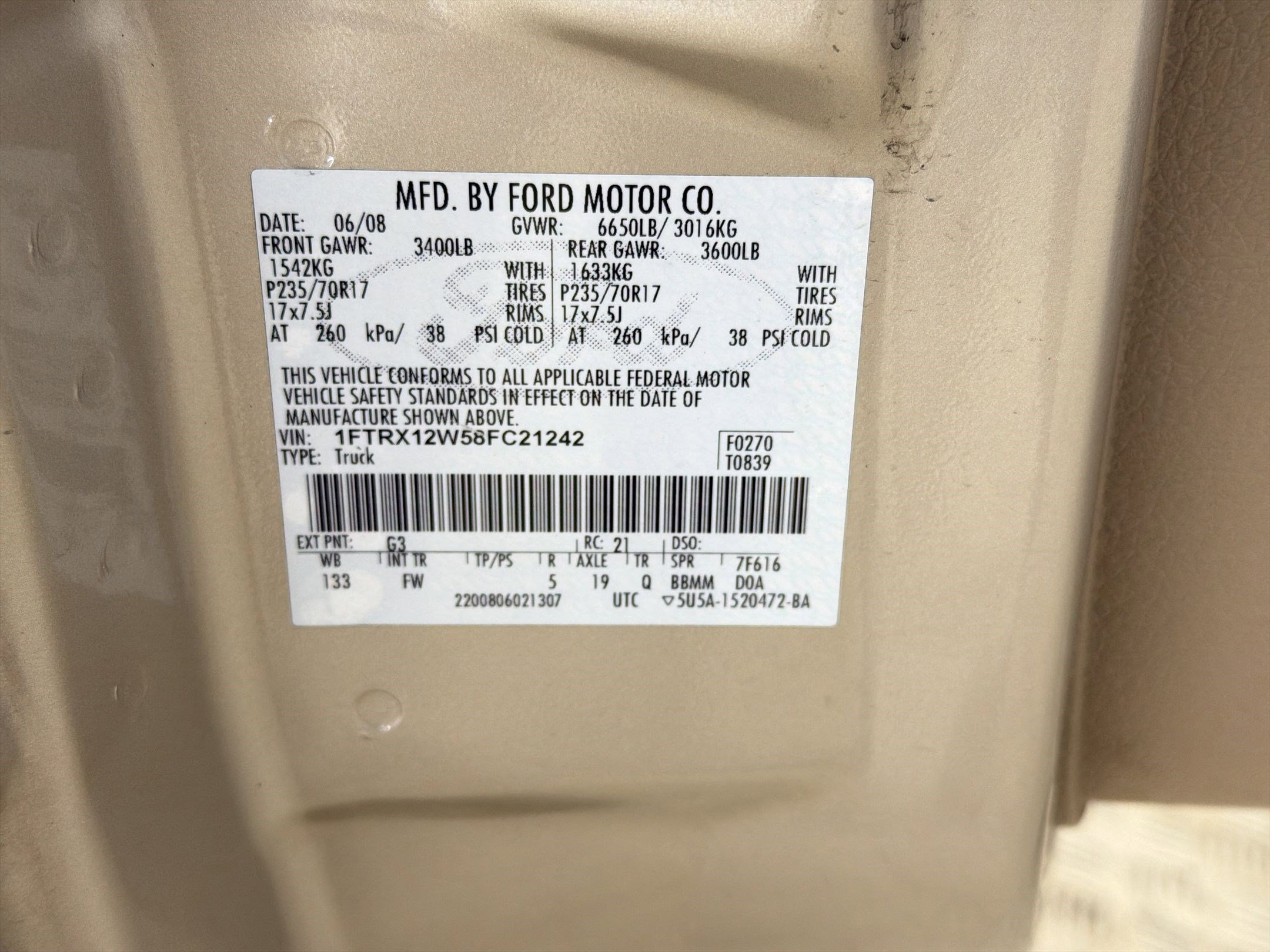 Used 2008 Ford F150 XLT RWD image 17