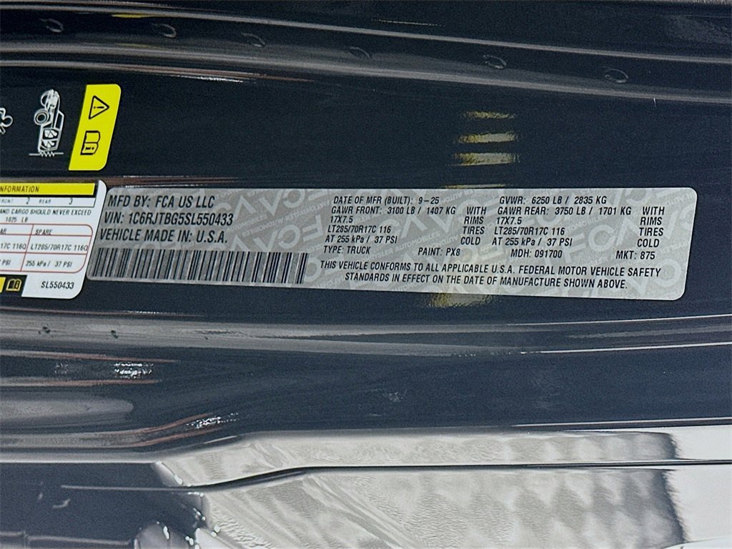 New 2025 Jeep Gladiator Rubicon image 19