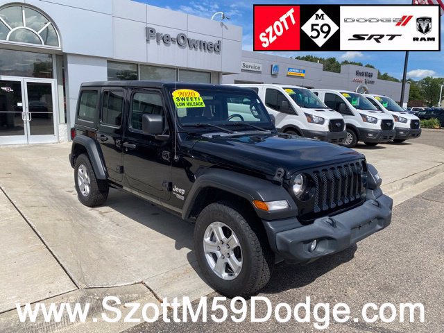 Used 2020 Jeep Wrangler Unlimited Sport S AWD/4WD image 1
