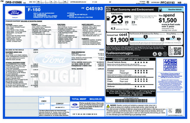 Used 2023 Ford F150 XLT w/ Equipment Group 302A High AWD/4WD image 30