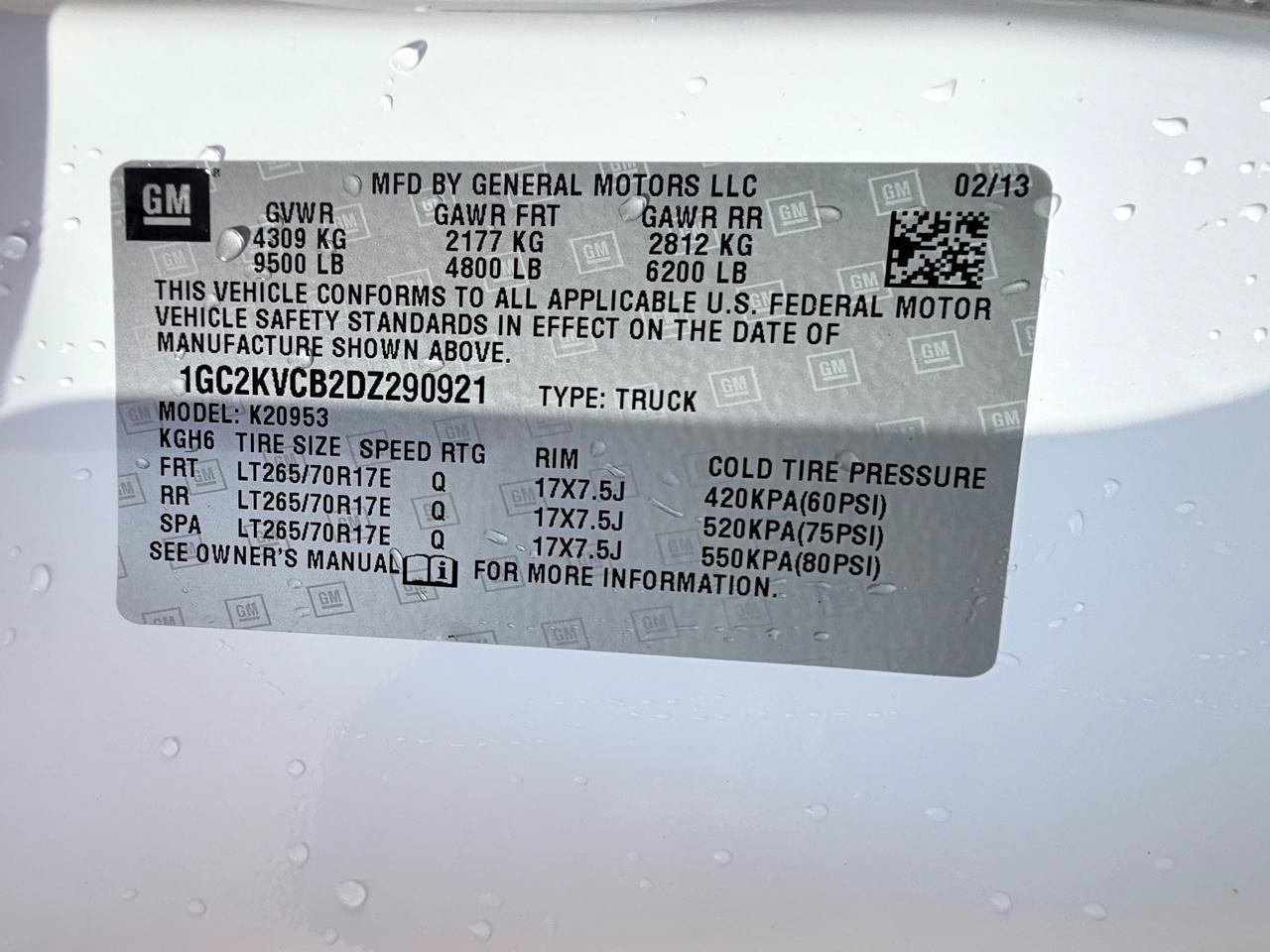 Used 2013 Chevrolet Silverado 2500 W/T AWD/4WD image 17