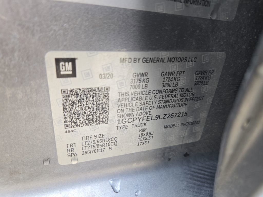 Used 2020 Chevrolet Silverado 1500 LT Trail Boss image 30