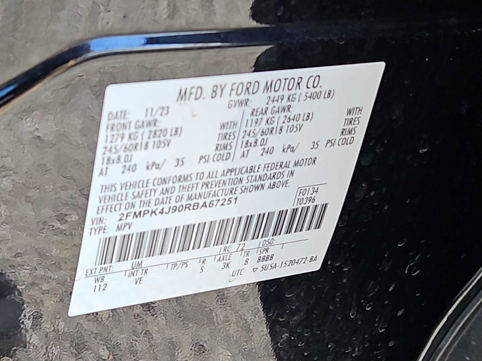 Used 2024 Ford Edge SEL AWD/4WD image 35
