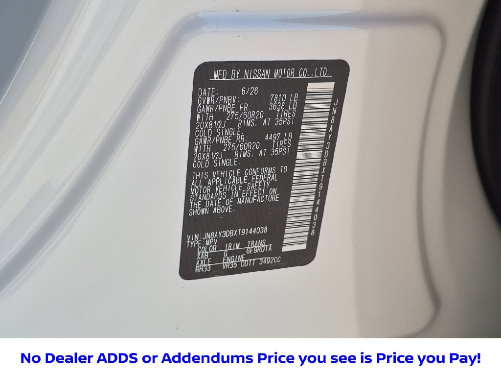 New 2026 Nissan Armada PRO-4X AWD/4WD image 46