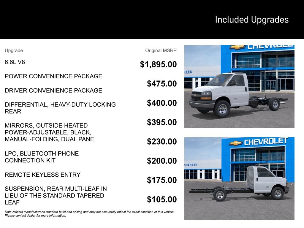 New 2026 Chevrolet Express 3500 w/ Power Convenience Package RWD image 5