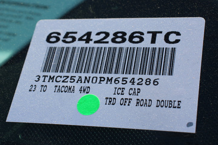 Certified 2023 Toyota Tacoma TRD Off-Road w/ Black Out Package (TMS) image 33