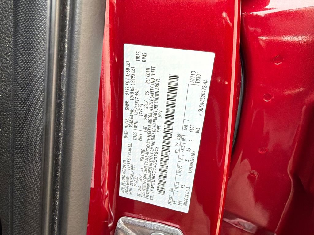 Used 2018 Ford Escape SE w/ SE Sync 3 Package image 33