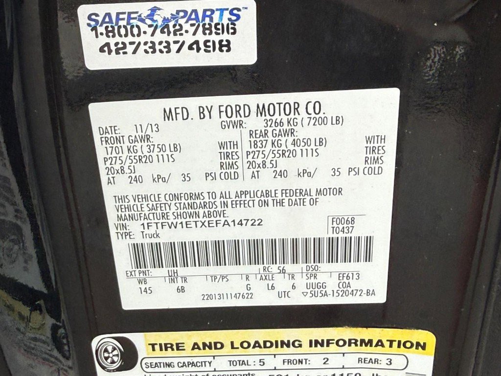 Used 2014 Ford F150 FX4 w/ Equipment Group 402A Luxury image 25