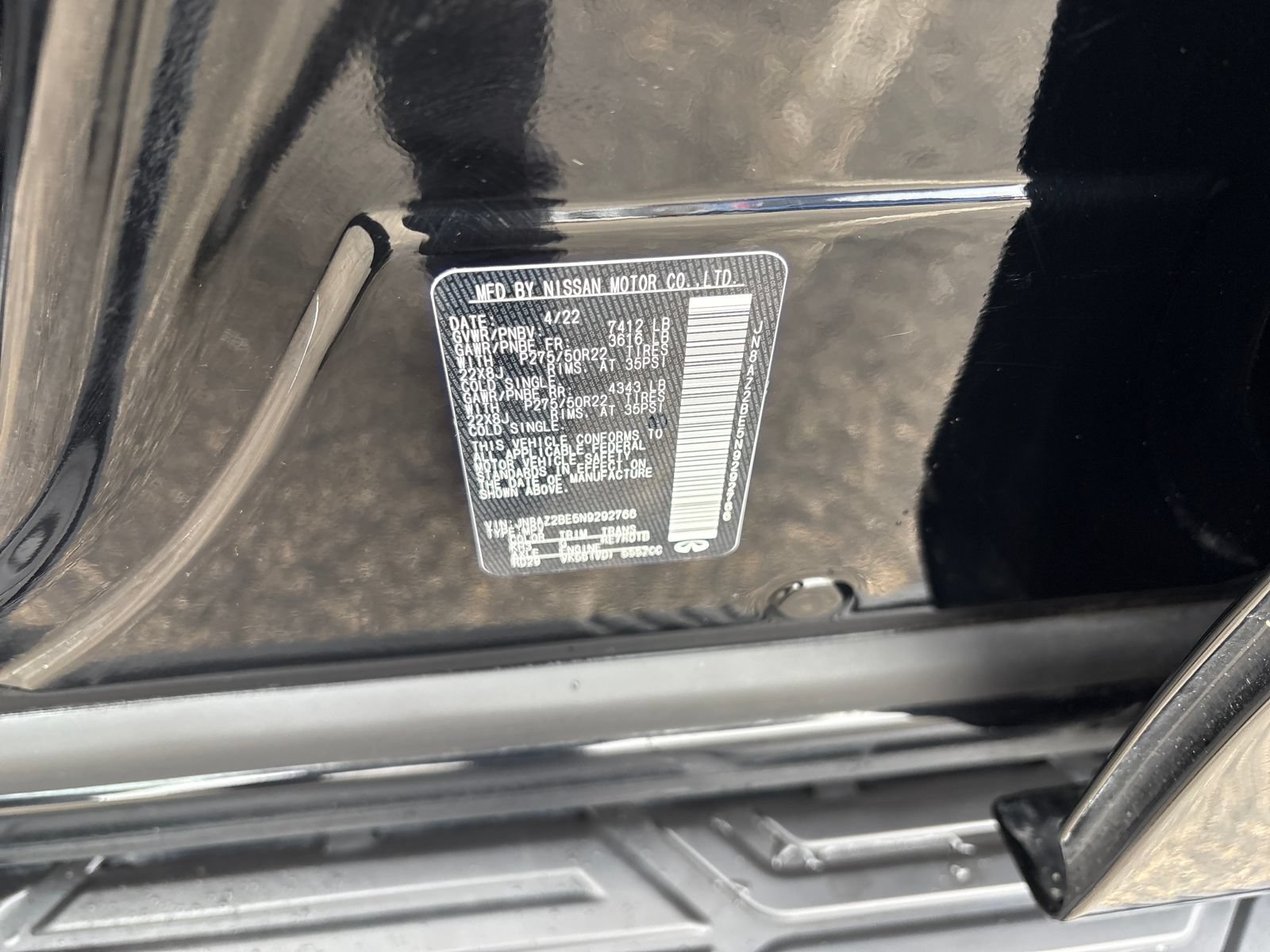 Used 2022 INFINITI QX80 Sensory w/ Cargo Package AWD/4WD image 30