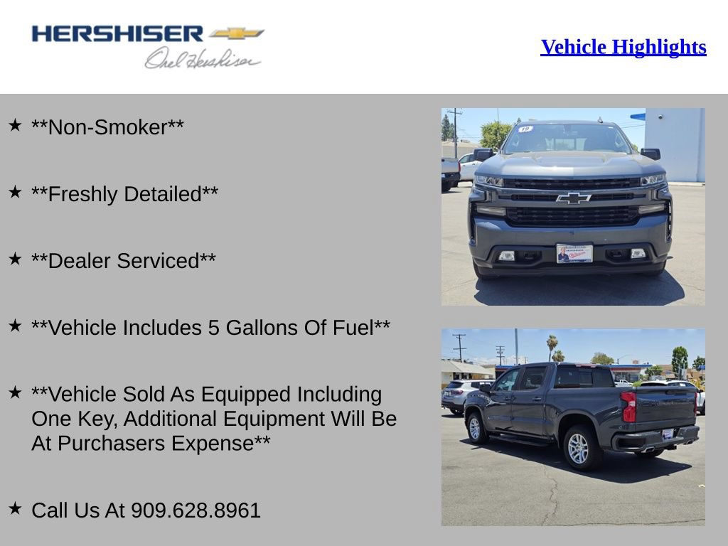 Used 2019 Chevrolet Silverado 1500 RST w/ All-Star Edition AWD/4WD image 2